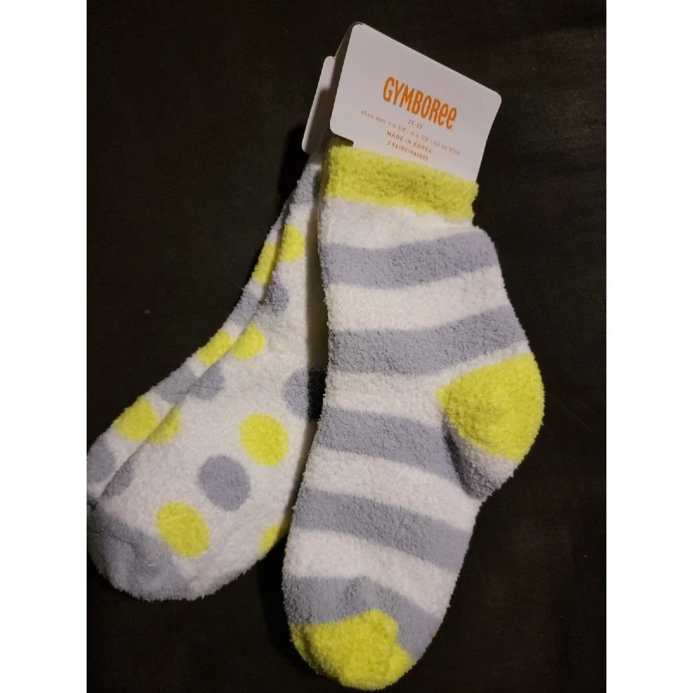 Gymboree cozy ski lodge‎ fuzzy socks 2t 3t nwt